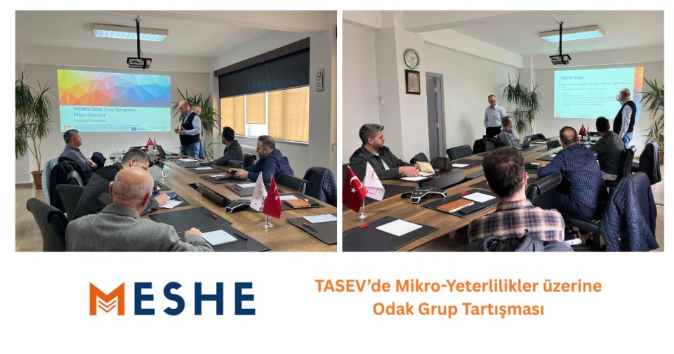 TASEV'DEN MESHE PROJESİNE KATKI